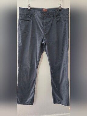Slim Straight Dark Slate Color Red Ale Pants